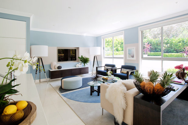 Contemporary Living Room by Adam Scougall Design