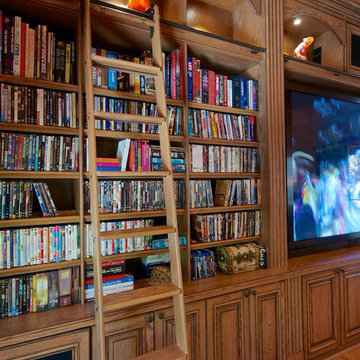 Wall-to-Wall Wood Entertainment Center