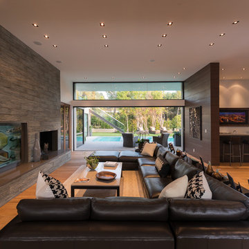 Wallace Ridge Beverly Hills modern luxury home living room design
