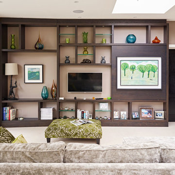 Walnut & Glass Display