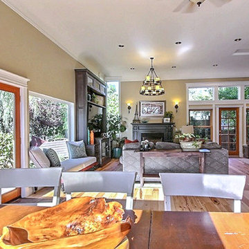 Walnut Creek Family Room and Kitchen Oasis