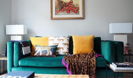 Houzz Tour: A 1980s Home is Given a Personality Boost with Colour