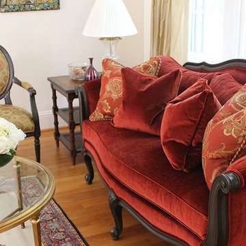 Warm Vintage Traditional Living Room-Rose T. Bien-Aime