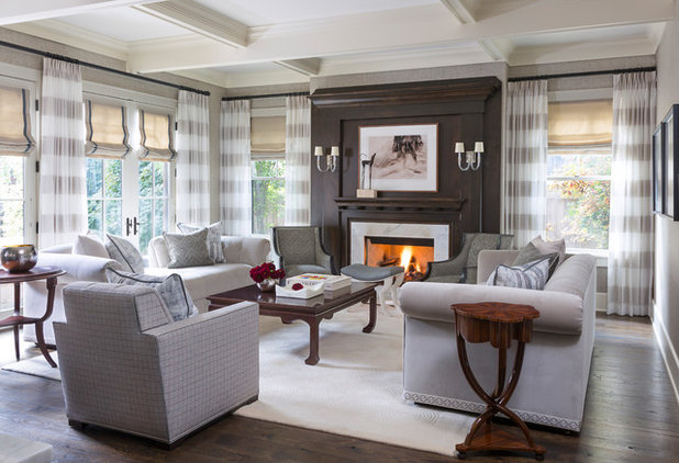 Traditional Living Room by Andrea Schumacher Interiors