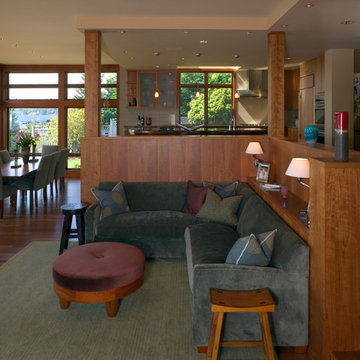 Waterfront Residence - Great Room and Dining Room