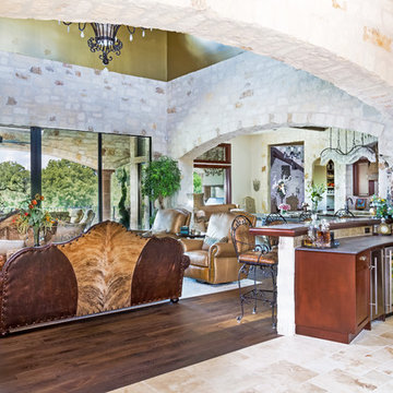Waterfront Texas Tuscan Villa by Austin TX Home Builders Zbranek & Holt Custom H
