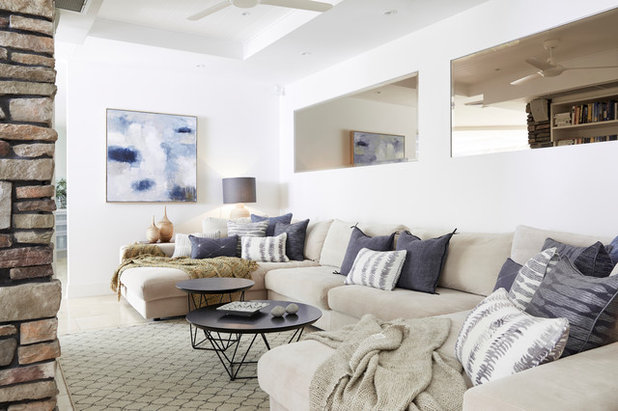 Coastal Living Room by Style Agenda