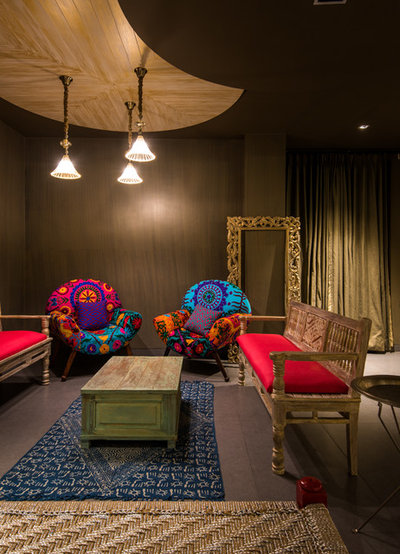 Eclectic Living Room by Shantanu Garg Design