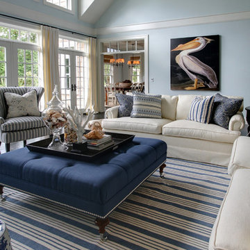 Beach Style Living Room
