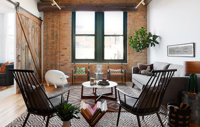 Room of the Day: Rustic and Reclaimed Elements Transform a Chicago Loft