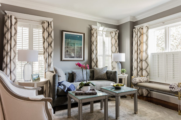 Traditional Living Room by Laurie Gorelick Interiors