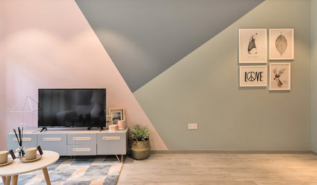 Houzz Tour: Powdery Pastels Bring a Wintery Vibe to a New Flat