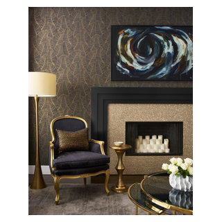 West Town Allure - Transitional - Living Room - Chicago - by Dual Concept Design  Houzz