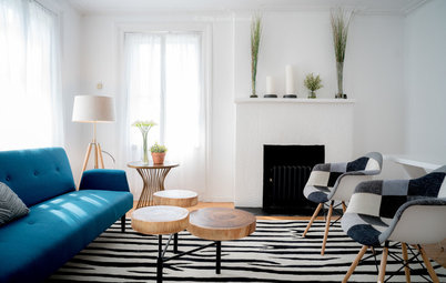 New This Week: Why Blue Is the Perfect Accent Color for a Living Room