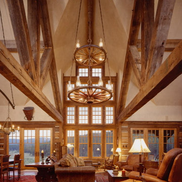 Western Homestead Ranch Living Room