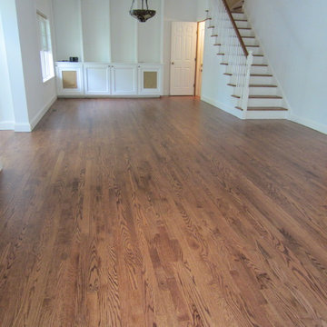 Westhampton - Red Oak stained Early American and Bona Traffic HD poly