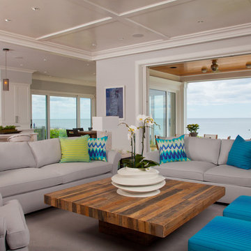 Westport, CT Stunning Beachfront Sanctuary - Living Room