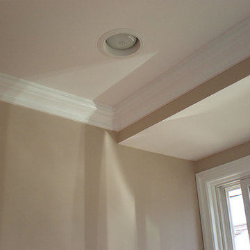 White Ceiling with Light Fixtures