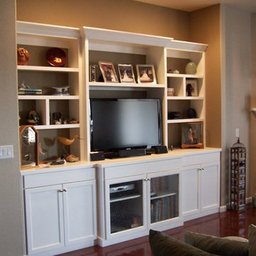 White Entertainment Center | Houzz