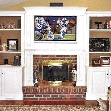 White Painted Fireplace Unit