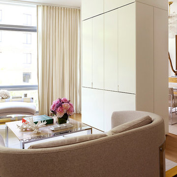 White Paneled Storage and TV Unit | The Dillon