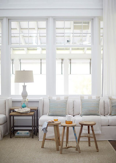 Contemporary Living Room by Sunbrella