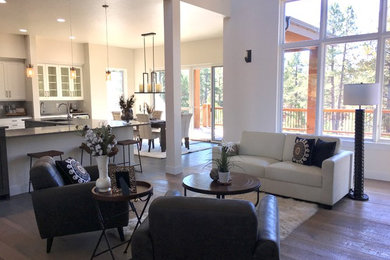 Photo of a modern living room in Denver.