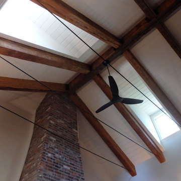 Whitewashed Vaulted Ceiling / Repainted Walls