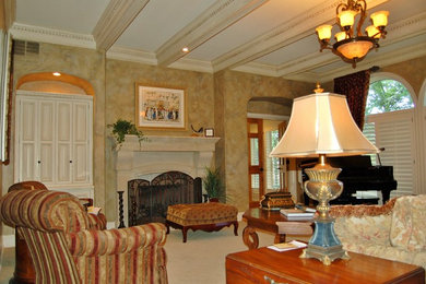 Photo of a large classic living room in Other.