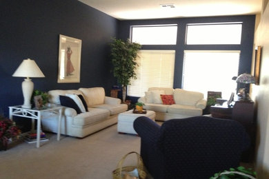 This is an example of a modern living room in Phoenix.