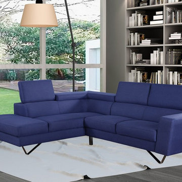 Wholesale living room fabric sofa with metal legs From China