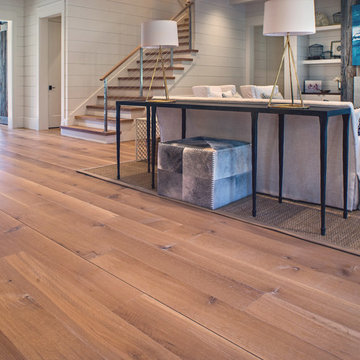 Wide Plank White Oak Wood Floor in Nashville TN Modern Farmhouse