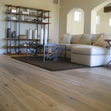 Wide-Plank Wood Floors in Living Rooms