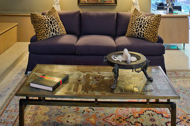 Design ideas for a contemporary living room in Orlando.