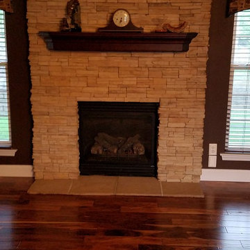 Williams project-old carpet to new carpet and hardwood