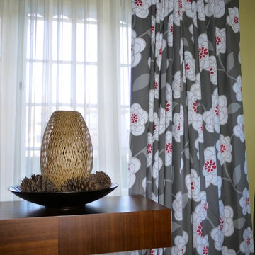 Window coverings - pinch pleat drapes