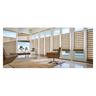 WINDOW TREATMENT IDEAS - Roman Shades - Contemporary - Living Room ...