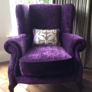 Wing Back Chair Re-Upholstery
