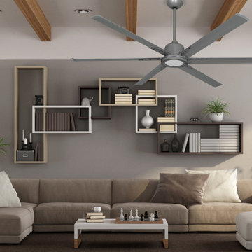 with LED Light and Extruded Aluminum Blades by TroposAir