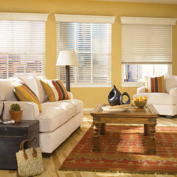 Wood, Faux Wood and Fabric Blinds