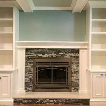 Wood Fireplace Remodel - North Royalton, OH