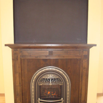 Wood Fireplace Surround