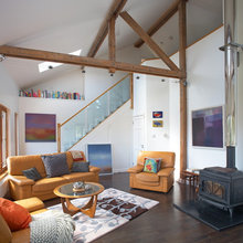 Houzz Tour: Cool Retro Style in a Rustic House in Southeast Ireland