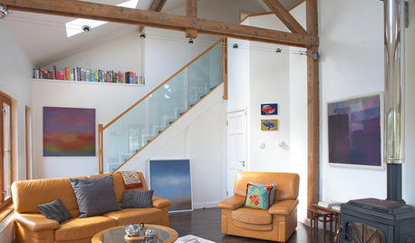 Houzz Tour: Cool Retro Style in a Rustic House in Southeast Ireland