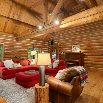 Woodland Log Home
