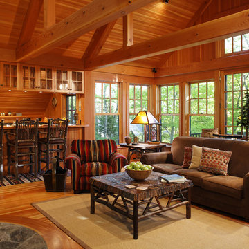 Woodland Point Carriage House Living Room