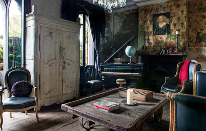 My Houzz:  Vintage Treasures Adorn a Faded Beauty