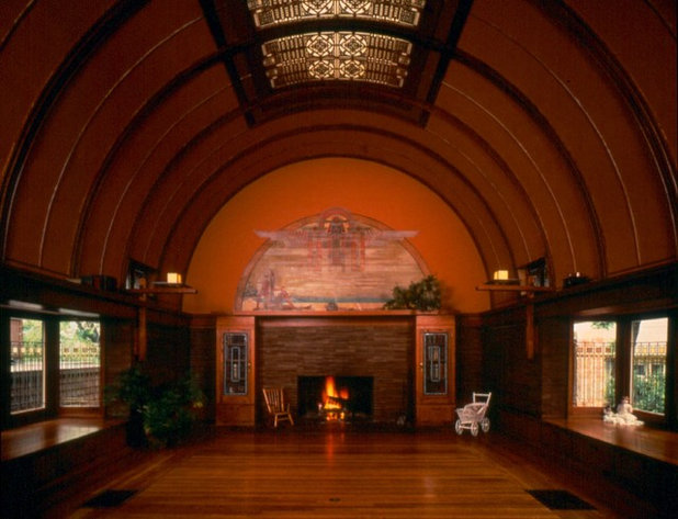 Traditional Living Room by Frank Lloyd Wright Trust