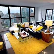 black couches