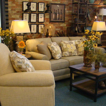 Yellow & Beige Living Room